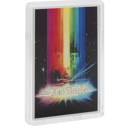 1 oz Star Trek The Motion Picture: Movie Poster Colourized Silver Coin | Agoro by New Zealand Mint