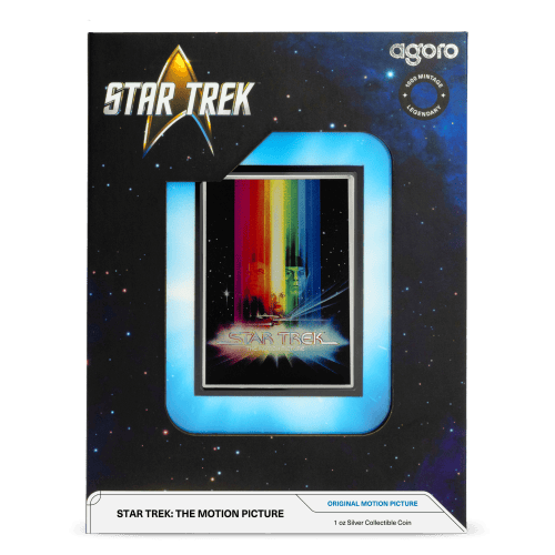 1 oz Star Trek The Motion Picture: Movie Poster Colourized Silver Coin | Agoro by New Zealand Mint