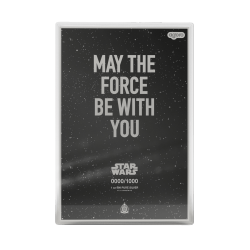 1 oz Star Wars: A New Hope Movie Poster Colourized Silver Foil | Agoro by New Zealand Mint