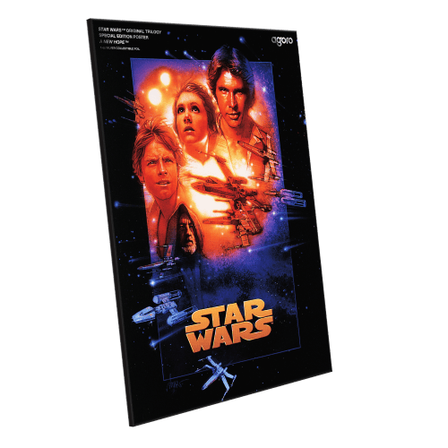 1 oz Star Wars: A New Hope Movie Poster Colourized Silver Foil | Agoro by New Zealand Mint