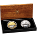 Set of 2 x 1 oz 2007 Treasures Of Australia: Sapphires Proof Gold and Silver Coins | Perth Mint
