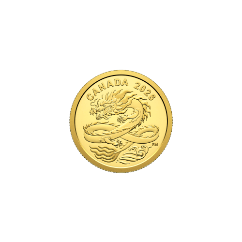 1/20 oz 2026 Lucky Dragon Proof Gold Coin | Royal Canadian Mint