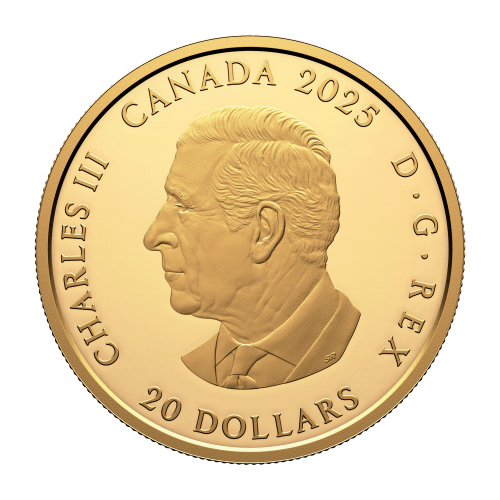 1 oz 2025 The Gilded Sundial Gold Plated Proof Silver Coin | Royal Canadian Mint