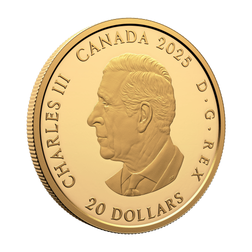 1 oz 2025 The Gilded Sundial Gold Plated Proof Silver Coin | Royal Canadian Mint