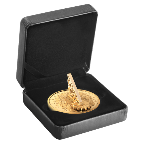 1 oz 2025 The Gilded Sundial Gold Plated Proof Silver Coin | Royal Canadian Mint