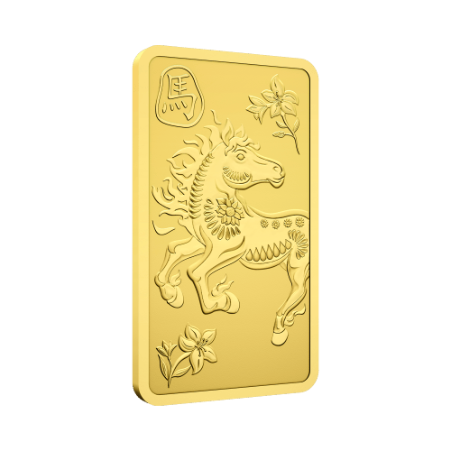 10 gram 2026 Lunar Year of The Horse Reverse Proof Gold Bar | Royal Canadian Mint