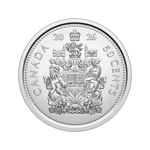 2026 Circulation 50 Cent Coin Roll | Royal Canadian Mint