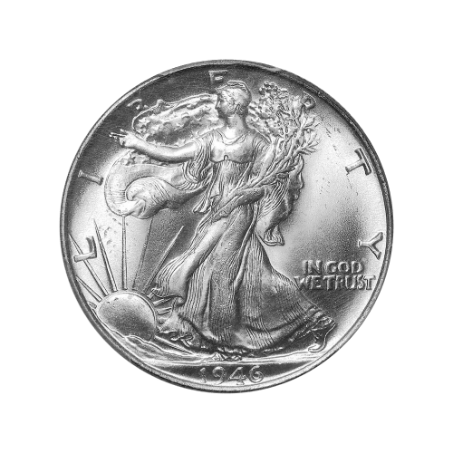 Random Year Walking Liberty Silver Dollar PCGS MS-65 Silver Coin | United States Mint