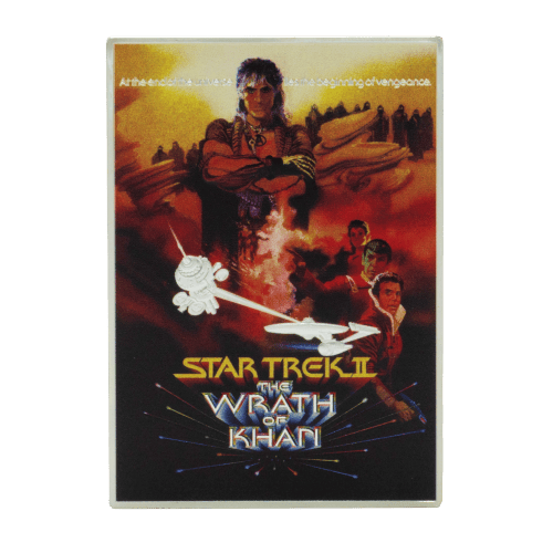 1 oz Star Trek The Wrath of Khan: Movie Poster Colourized Silver Coin | Agoro by New Zealand Mint