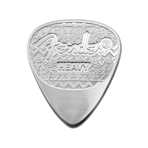 10 gram Fender Holiday Guitar Pick Shaped Sterling Silver Coin | PAMP Suisse