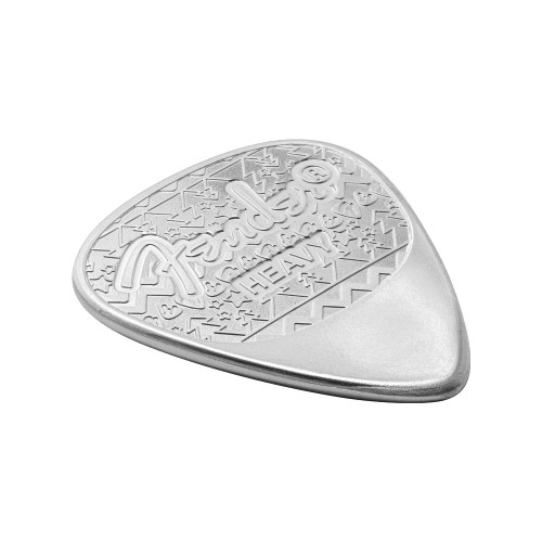 10 gram Fender Holiday Guitar Pick Shaped Sterling Silver Coin | PAMP Suisse