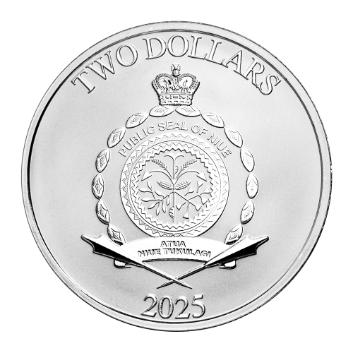 1 oz Disney: Mickey Mouse Season's Greetings Silver Coin | New Zealand Mint