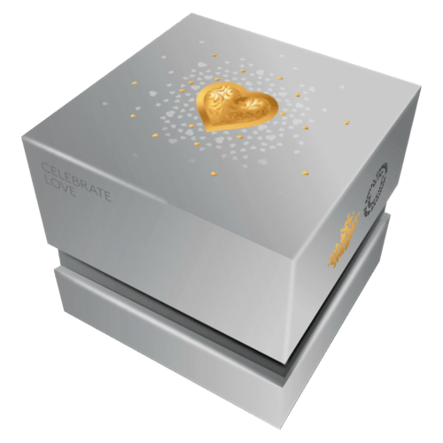 1 oz 2026 Celebrate Love Gilded Silver Coin | Royal Canadian Mint
