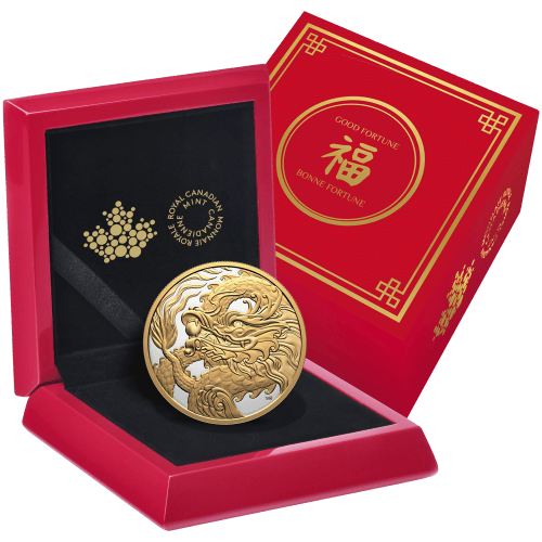 5 oz 2026 Triumphant Dragon Proof Silver Coin | Royal Canadian