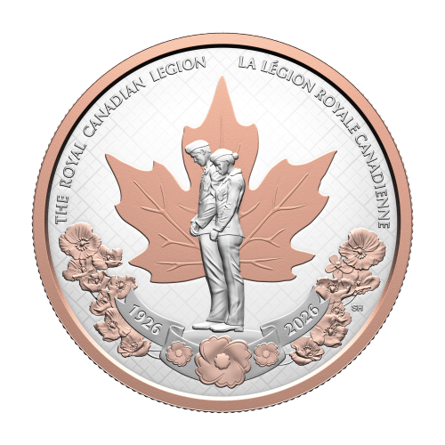 Set of 7 x 2026 100th Anniversary of the Royal Canadian Legion Silver Coin and Proof Dollars | Royal Canadian Mint