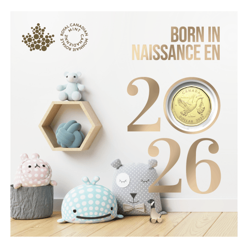 Set of 5 x 2026 Newborn Baby Gift Coins | Royal Canadian Mint