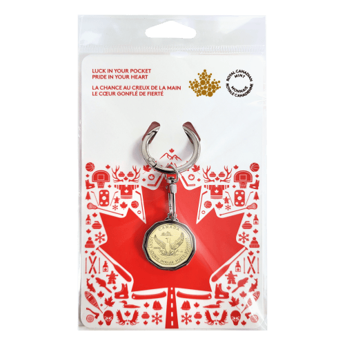 2026 $1 Lucky Loonie In Keychain | Royal Canadian Mint