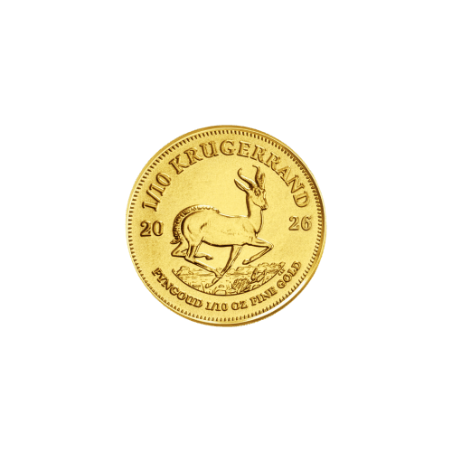 1/10 oz 2026 Krugerrand Gold Coin | Rand Refinery