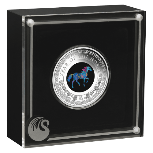 1 oz 2026 Australian Opal Lunar Series: Lunar Year of the Horse Proof Silver Coin | Perth Mint