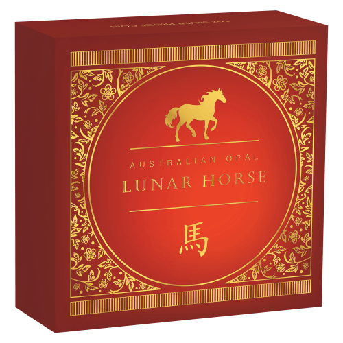 1 oz 2026 Australian Opal Lunar Series: Lunar Year of the Horse Proof Silver Coin | Perth Mint