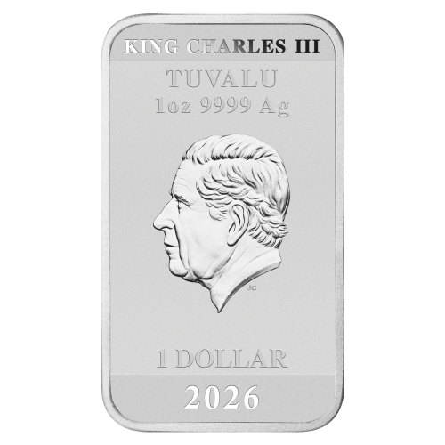 1 oz 2026 Stranger Things: Season 4 Colourized Rectangular Silver Coin | Perth Mint