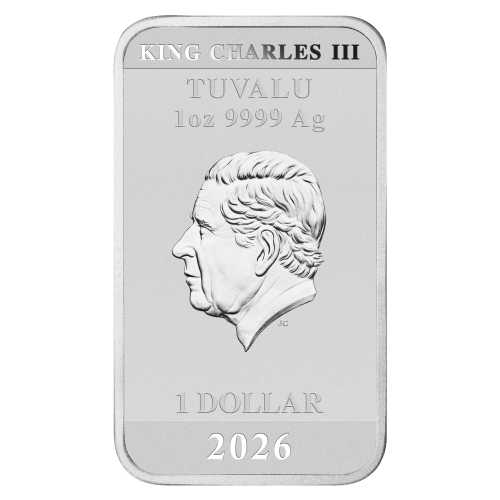 1 oz 2026 Stranger Things: Season 3 Colourized Rectangular Silver Coin | Perth Mint