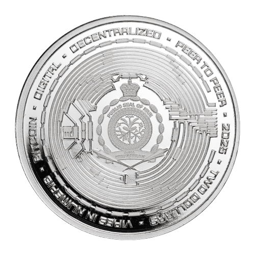 1 oz 2025 Bitcoin Colourized Silver Coin | PAMP Suisse