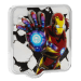 2 oz Marvel Smash Series: Iron Man ZAPT Ultra High Relief Colourized Shaped Silver Coin | Agoro by New Zealand Mint