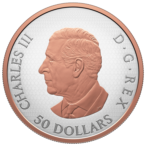 5 oz 2026 Maple Leaves in Motion Rose Gold Plated Proof Silver Coin | Royal Canadian Mint