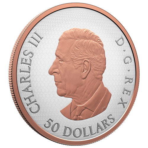 5 oz 2026 Maple Leaves in Motion Rose Gold Plated Proof Silver Coin | Royal Canadian Mint