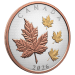5 oz 2026 Maple Leaves in Motion Rose Gold Plated Proof Silver Coin | Royal Canadian Mint