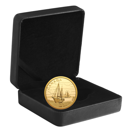 1/2 oz 2026 Tall Ships: Ketch Rig Proof Gold Coin | Royal Canadian