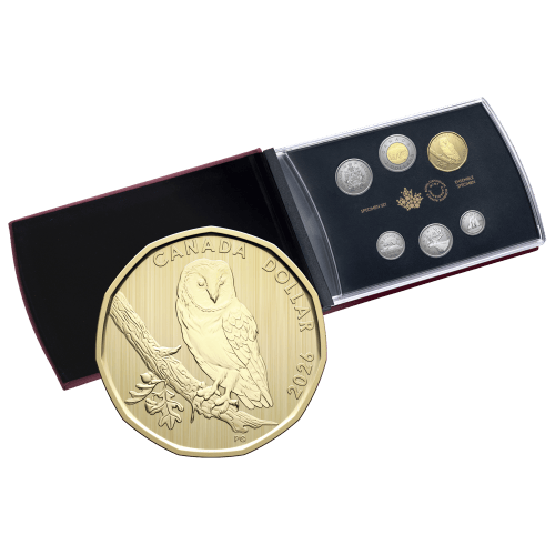 Set of 6 x 2026 Conservation Stories: Barn Owl Specimen Coins | Royal Canadian Mint