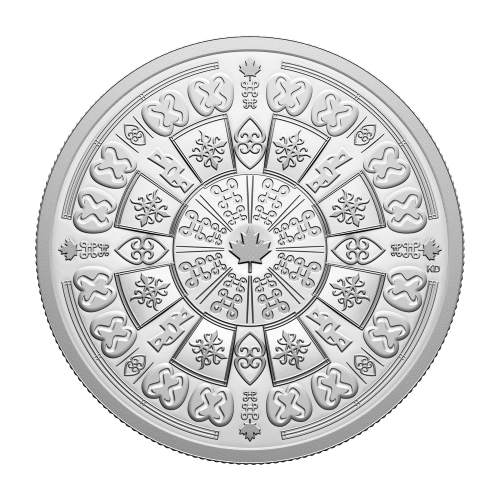 1 oz 2026 Commemorating Black History Adinkra Symbols Proof Silver Coin | Royal Canadian Mint