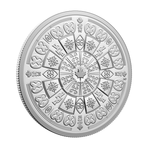 1 oz 2026 Commemorating Black History Adinkra Symbols Proof Silver Coin | Royal Canadian Mint