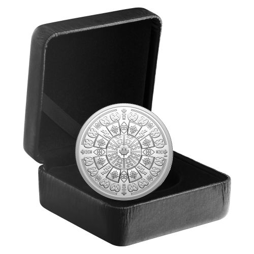 1 oz 2026 Commemorating Black History Adinkra Symbols Proof Silver Coin | Royal Canadian Mint