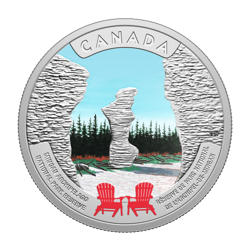 1 oz 2026 Canada's National Parks: Mingan Archipelago National Park Reserve Colourized Proof Silver Coin | Royal Canadian Mint