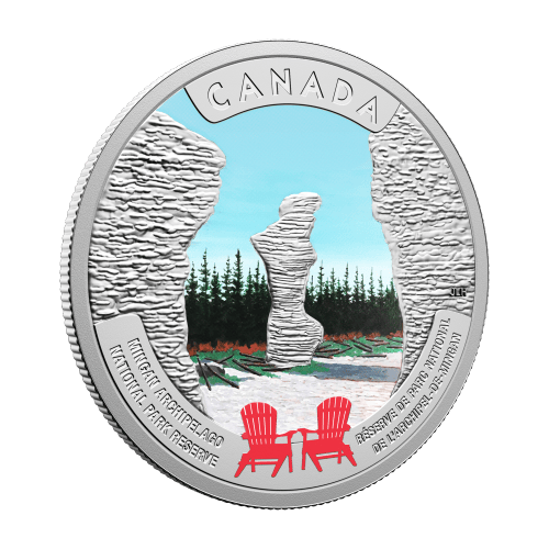 1 oz 2026 Canada's National Parks: Mingan Archipelago National Park Reserve Colourized Proof Silver Coin | Royal Canadian Mint