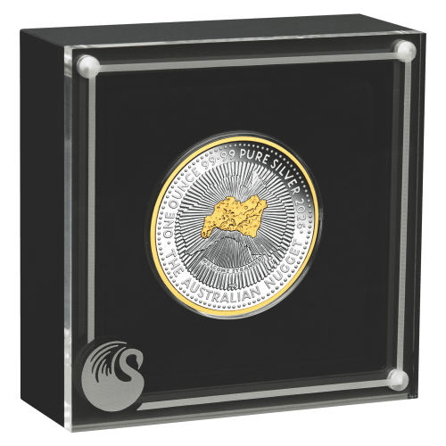 1 oz 2026 40th Anniversary of the Australian Nugget Gilded Proof Silver Coin | Perth Mint