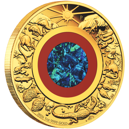 1 oz 2026 Wonders of Australia Opal Series: The Outback Proof Gold Coin | Perth Mint