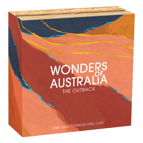 1 oz 2026 Wonders of Australia Opal Series: The Outback Proof Gold Coin | Perth Mint