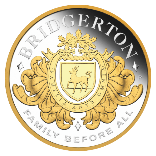 2 oz 2026 Bridgerton: The House of Bridgerton Gilded Proof Silver Coin | Perth Mint