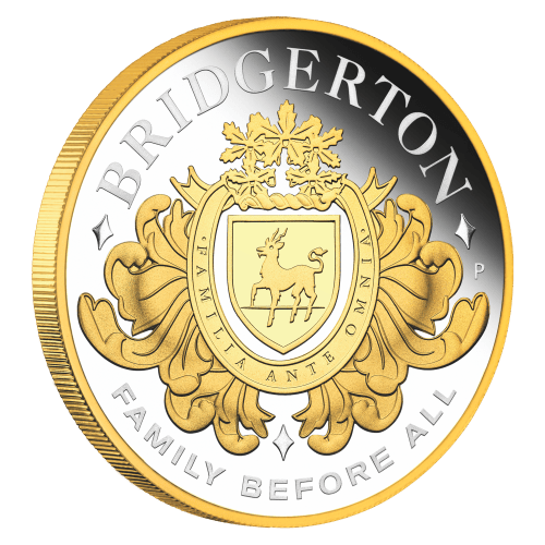 2 oz 2026 Bridgerton: The House of Bridgerton Gilded Proof Silver Coin | Perth Mint