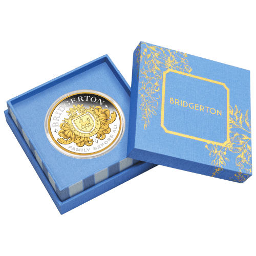 2 oz 2026 Bridgerton: The House of Bridgerton Gilded Proof Silver Coin | Perth Mint
