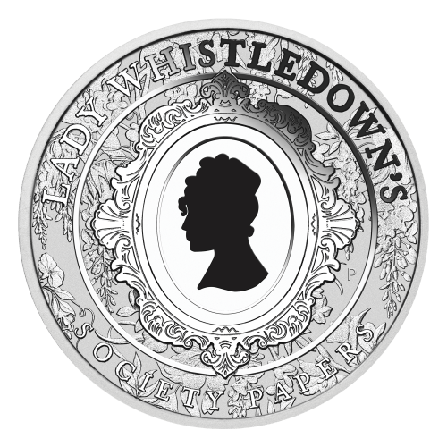 1 oz 2026 Bridgerton: Lady Whistledown Silver Coin | Perth Mint