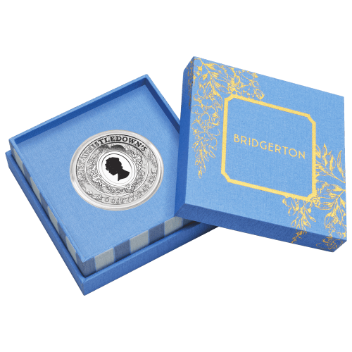 1 oz 2026 Bridgerton: Lady Whistledown Silver Coin | Perth Mint