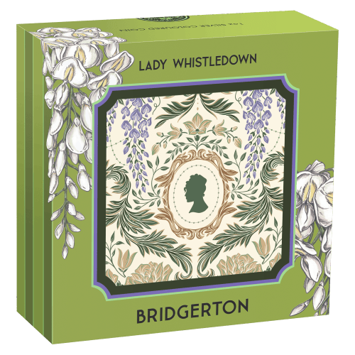 1 oz 2026 Bridgerton: Lady Whistledown Silver Coin | Perth Mint