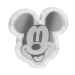 1/2 oz Disney Iconic Expressions: Mickey Mouse Shaped Proof Silver Coin | Agoro by New Zealand Mint
