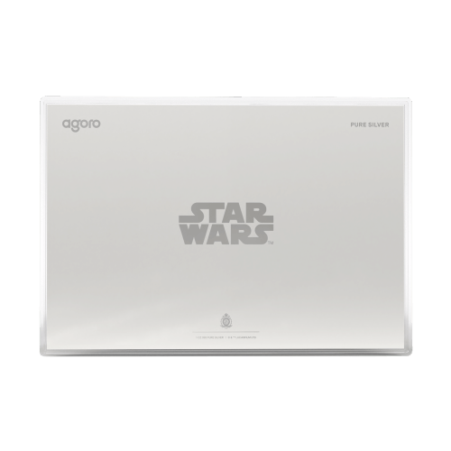 1 oz Star Wars Concept Art: Imperial Walker and Snowspeeder Colourized Silver Foil | Agoro by New Zealand Mint