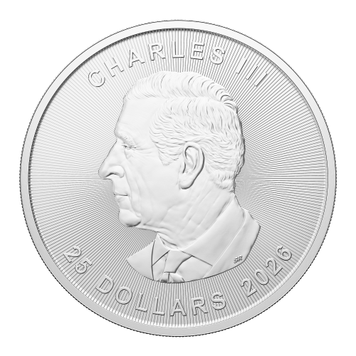 5 oz 2026 Canadian Maple Leaf: Grand Maple Silver Coin | Royal Canadian Mint